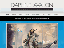 Tablet Screenshot of daphneavalon.com